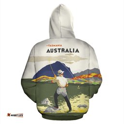 Australia Hoodie Tasmania Hoodie Fishing In Tasmania Unisex