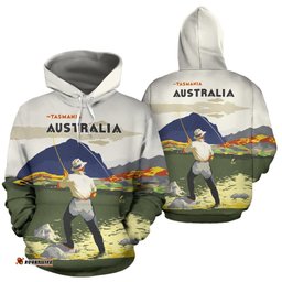 Australia Hoodie Tasmania Hoodie Fishing In Tasmania Unisex