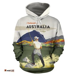 Australia Hoodie Tasmania Hoodie Fishing In Tasmania Unisex