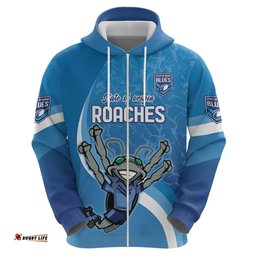 custom nsw cockroaches blues hoodie new south wales origin no2
