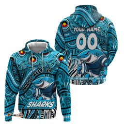 custom australia naidoc week 2024 hoodie sharks mascot keep the fire burning dt02