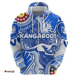 personalised naidoc week 2024 melbourne demons hoodie australian aboriginal hand painting dt02