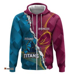 custom broncos and titans rugby 2024 hoodie dynamic style