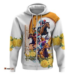melbourne cup australia hoodie horse racing happy 164th anniversary