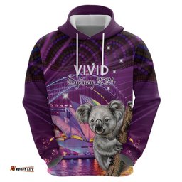vivid sydney australia hoodie humanity aussie koala fanciful light