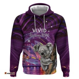 vivid sydney australia hoodie humanity aussie koala fanciful light