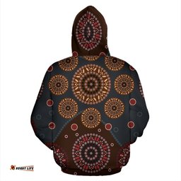 Hoodie Aboriginal Dot Painting Hoodie Ver02 Unisex