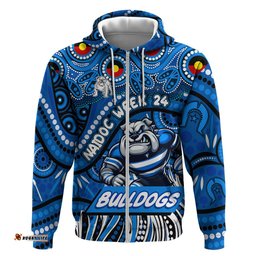 custom australia naidoc week 2024 hoodie bulldogs mascot keep the fire burning dt02