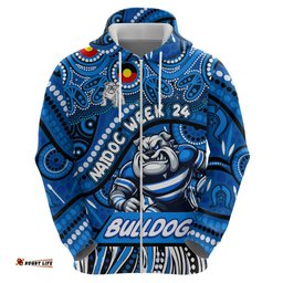 custom australia naidoc week 2024 hoodie bulldogs mascot keep the fire burning dt02