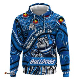 custom australia naidoc week 2024 hoodie bulldogs mascot keep the fire burning dt02