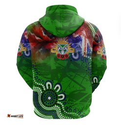 personalised new zealand warriors anzac hoodie scratch style dt02