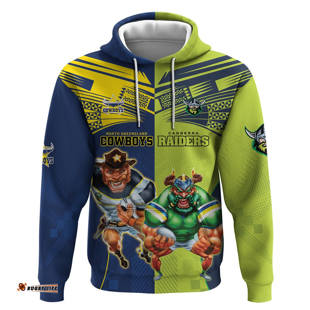 custom raiders and cowboys hoodie together sporty style