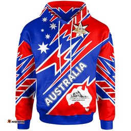Custom Australia Flag Color And Coat Of Arm