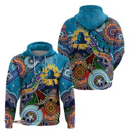 personalised titans naidoc week 2024 hoodie australia aboriginal dot painting dt02