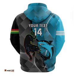 custom nrl panthers and sharks rugby 2024 hoodie go champions dynamic version