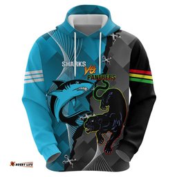 custom nrl panthers and sharks rugby 2024 hoodie go champions dynamic version