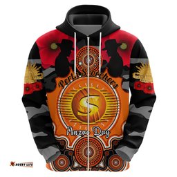 perth scorchers anzac 2024 hoodie lest we forget poppy mix camouflage