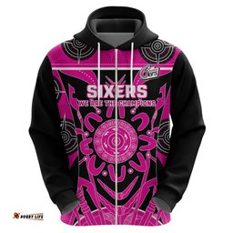 custom sydney sixers hoodie we are the champions aboriginal art