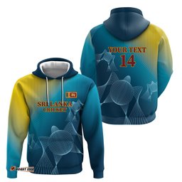 custom sri lanka cricket hoodie 2024 world cup go the lions