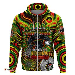 custom naidoc week 2024 panthers hoodie mascot rugby dt02
