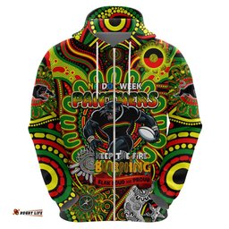 custom naidoc week 2024 panthers hoodie mascot rugby dt02