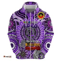 custom fremantle dockers freo naidoc week 2024 hoodie mascot football dt02