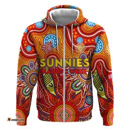 personalised sunnies naidoc week 2024 hoodie aussie aboriginal art dt02