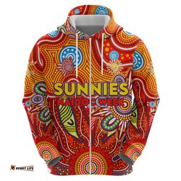 personalised sunnies naidoc week 2024 hoodie aussie aboriginal art dt02