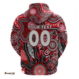 personalised saints naidoc week 2024 hoodie aussie aboriginal art dt02