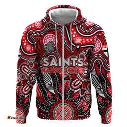 personalised saints naidoc week 2024 hoodie aussie aboriginal art dt02