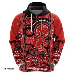 melbourne renegades cricket hoodie happy australia day aboriginal art
