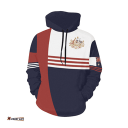 hoodie australian coat of arms hoodie aus flag unisex