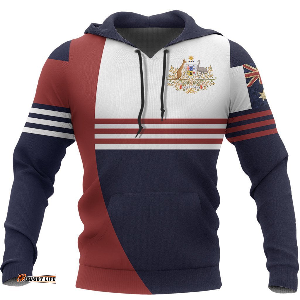 hoodie australian coat of arms hoodie aus flag unisex