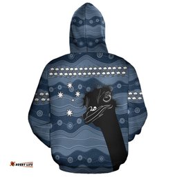 Hoodie Emus Hoodie Aussie Emus Logo All Over Print Unisex