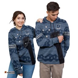 Hoodie Emus Hoodie Aussie Emus Logo All Over Print Unisex