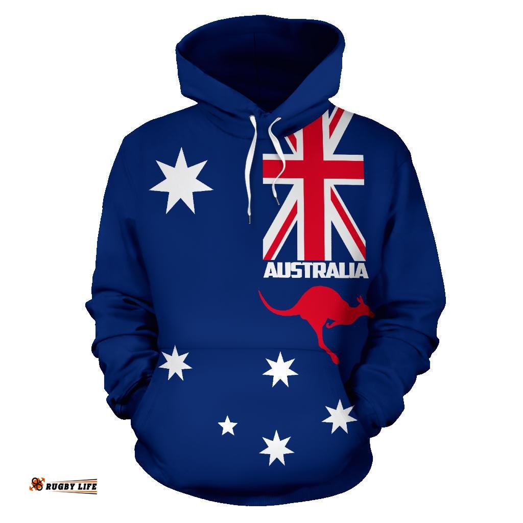 hoodie australian flag hoodie kangaroo southern cross unisex
