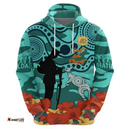 custom matildas anzac day hoodie lest we forget poppies mix camouflage turquoise