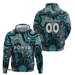 personalised power naidoc week 2024 hoodie aussie aboriginal art dt02
