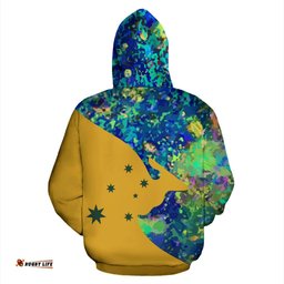 Hoodie Kangaroo Hoodie Australian Opal Unisex