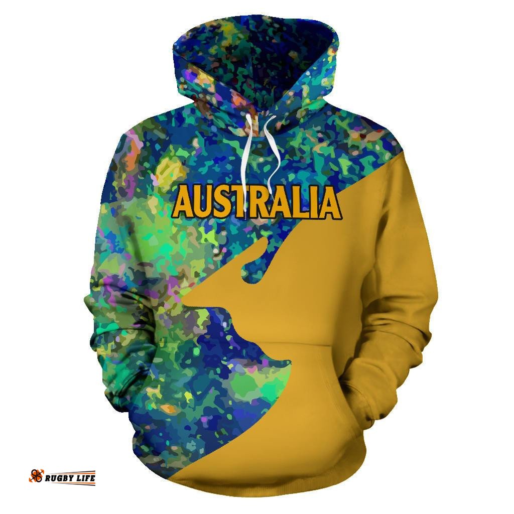 Hoodie Kangaroo Hoodie Australian Opal Unisex