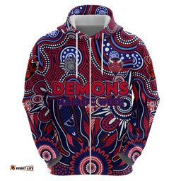 personalised demons naidoc week 2024 hoodie aussie aboriginal art dt02