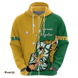 australia jujitsu hoodie tap out or pass out national color