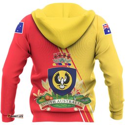 Hoodie South Australia Hoodie Australian Coat Of Arms Flag Special Unisex