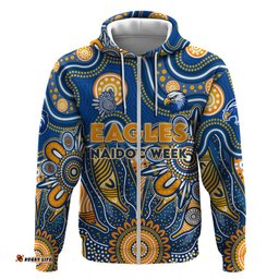 personalised eagles naidoc week 2024 hoodie aussie aboriginal art dt02