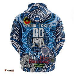 custom naidoc week 2024 bulldogs hoodie mascot rugby dt02
