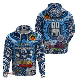 custom naidoc week 2024 bulldogs hoodie mascot rugby dt02