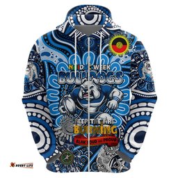 custom naidoc week 2024 bulldogs hoodie mascot rugby dt02