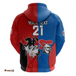 nrl dragons and knights sporty style hoodie