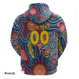 personalised lions naidoc week 2024 hoodie aussie aboriginal art dt02
