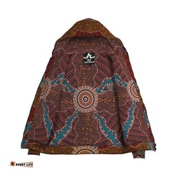 Aboriginal Hoodie Circle Dot Painting Hoodie Pullover 03